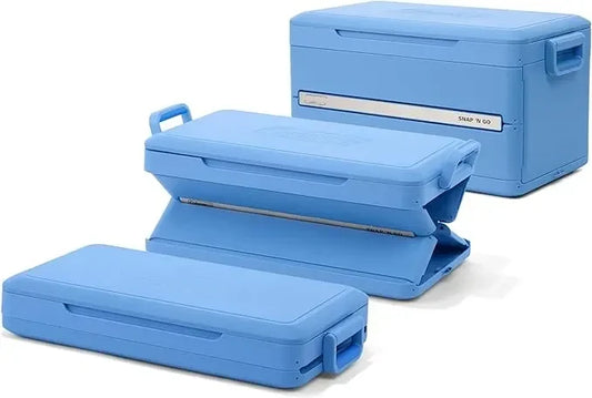 Foldable Cooler | Insulated Hard-Side Cooler | 42-Liter Capacity | Keeps Ice for 2 Days | Removable Liner |